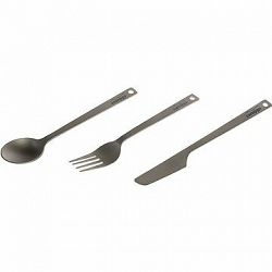 Campgo 3-Piece Titanium Durable Cutlery Set