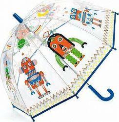 Djeco Krásny dizajnový dáždnik – Roboti