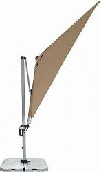 Doppler slnečník Active výkyvný 350 × 260 cm s bočnou nohou, greige