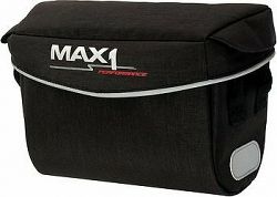 MAX1 Smarty - brašna na riadidlá, čierna