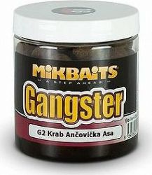 Mikbaits Gangster Boilies v dipe G2, Krab Ančovička Asa 16 mm 250 ml