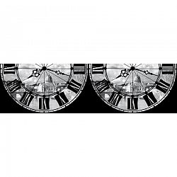 AG Art Samolepiaca bordúra Rímske hodiny, 500 x 14 cm
