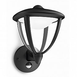 Philips 15479/30/16 Robin Vonkajšie nástenné LED svietidlo 26 cm, čierna
