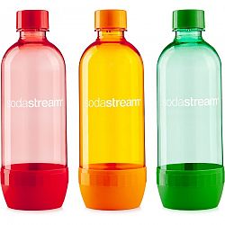 SODASTREAM Fľaša Tripack 1l, oranžová, červená, zelená 40028570 